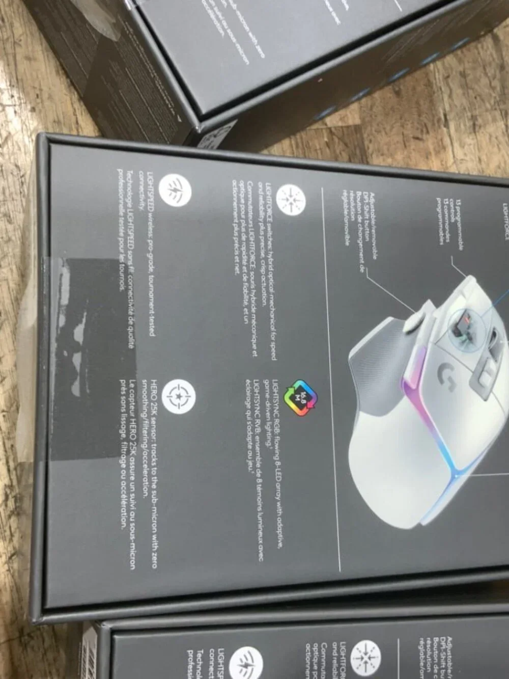 Logitech G502 X PLUS Wireless RGB Gaming Mouse White
